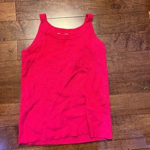Fuschia sweater tank